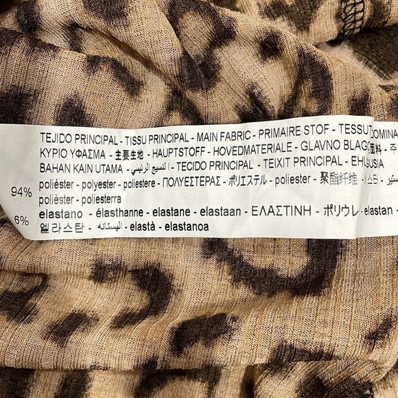 Zara Trafaluc Lace Trim Leopard Camisole Cami Tank Top S - Picture 12 of 14